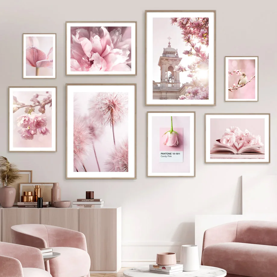 Orchid Phalaenopsis - Wiosna Różowa Róża Piwonia Sakura Mniszek