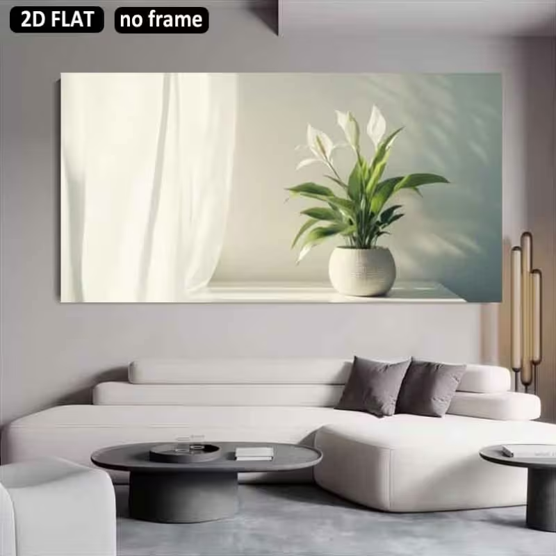 (1 szt. bez ramy) Płótno 2D, 2 – Peace Lily White recenzja i cena