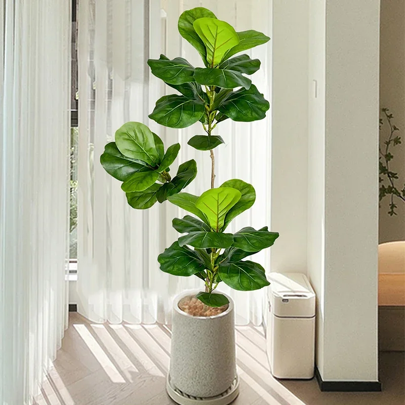 Sztuczny drzewko figowe o wyso – Rubber Plant Ficus recenzja i cena