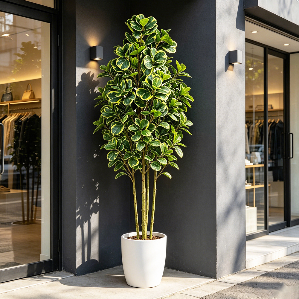 Sztuczny drzewko figowe 76cm/1 – Rubber Plant Ficus recenzja i cena